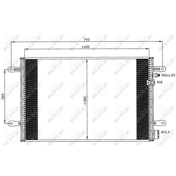 Слика на Ладник за клима NRF 35605