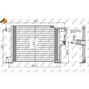 Слика 1 $на Ладник за клима NRF EASY FIT 35221