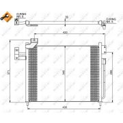 Слика 1 $на Ладник за клима NRF EASY FIT 35460