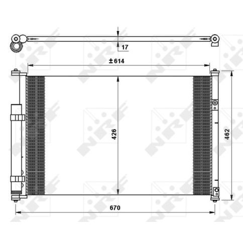 Слика на Ладник за клима NRF EASY FIT 35769