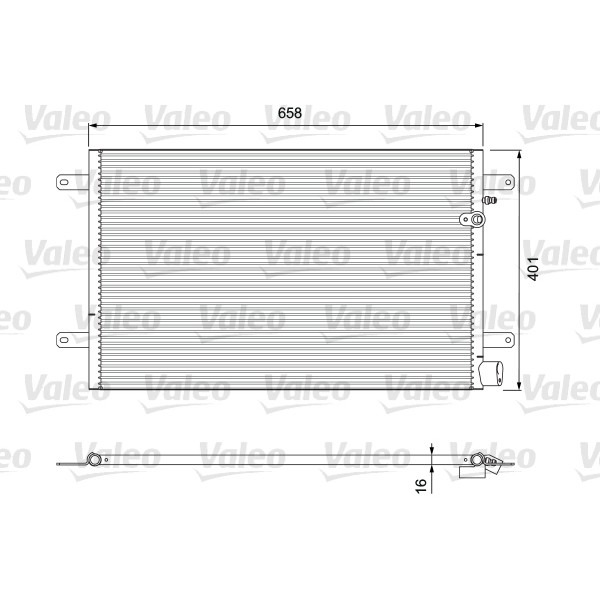 Слика на Ладник за клима VALEO 814004