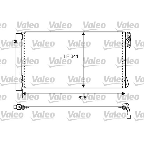 Слика на Ладник за клима VALEO 814012 за BMW 1 Cabrio E88 135 i - 306 коњи бензин