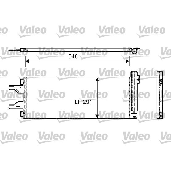 Слика на Ладник за клима VALEO 814069