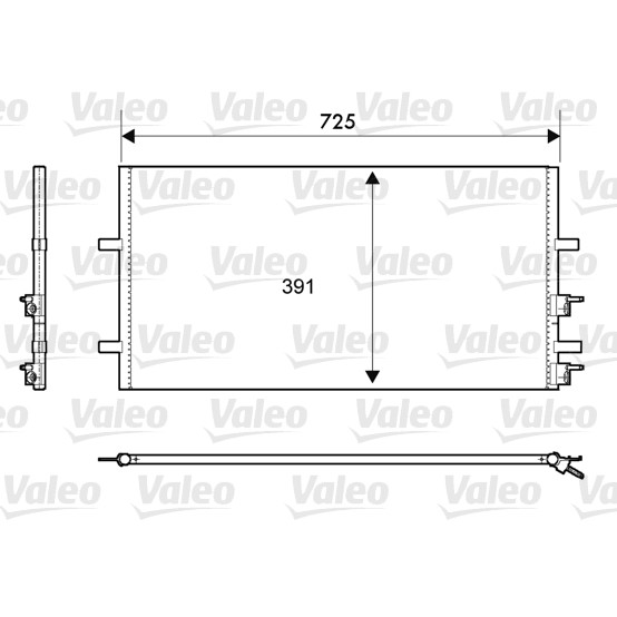 Слика на Ладник за клима VALEO 814087 за Ford Transit BUS 2.4 TDCi 4x4 - 140 коњи дизел