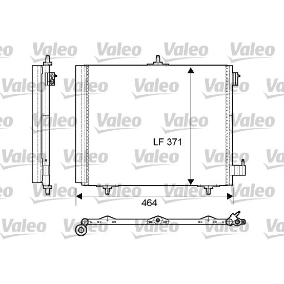 Слика на Ладник за клима VALEO 814095 за Citroen DS3 Hatchback 1.6 THP 150 - 150 коњи бензин