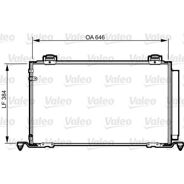 Слика на Ладник за клима VALEO 814209