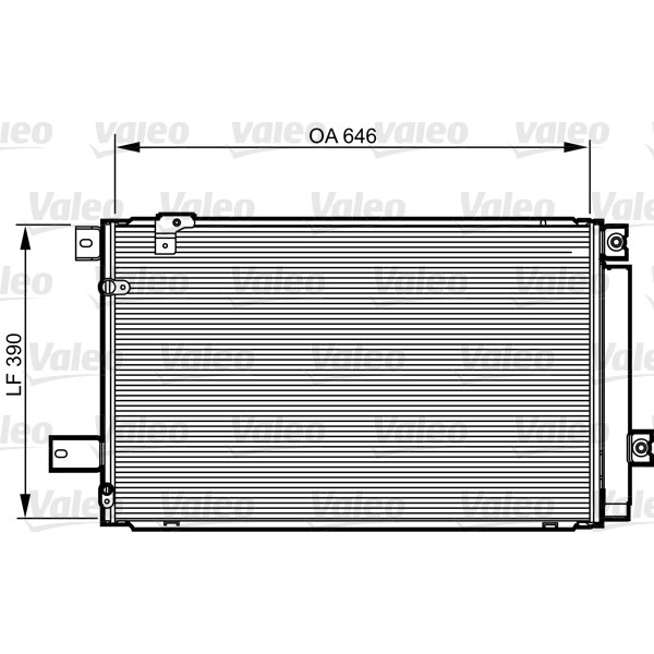 Слика на Ладник за клима VALEO 814213