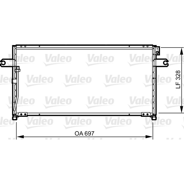 Слика на Ладник за клима VALEO 814252