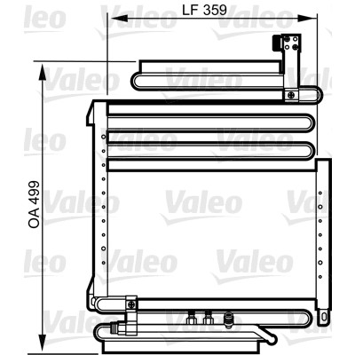 Слика на Ладник за клима VALEO 814296