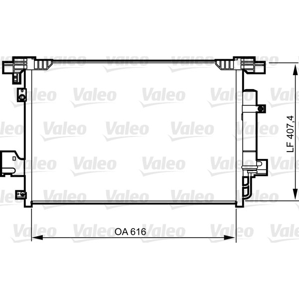 Слика на Ладник за клима VALEO 814315 за Mitsubishi Lancer Ex Saloon (CY-ZA) EVO (CZ4A) - 295 коњи бензин