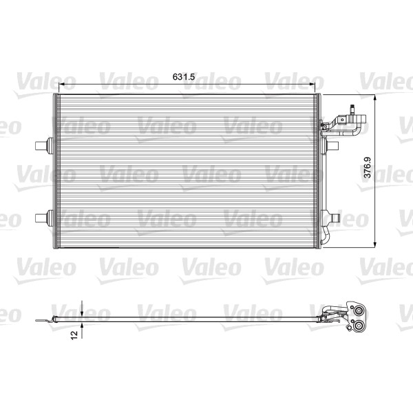 Слика на Ладник за клима VALEO 814323