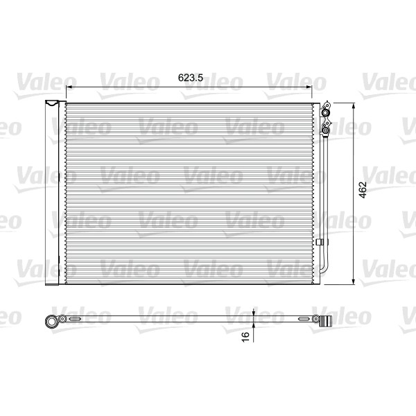 Слика на Ладник за клима VALEO 814410 за BMW 6 Cabrio F12 640 i - 320 коњи бензин