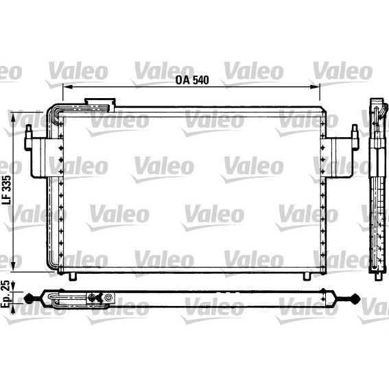 Слика на Ладник за клима VALEO 816822