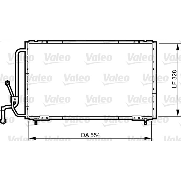 Слика на Ладник за клима VALEO 816835