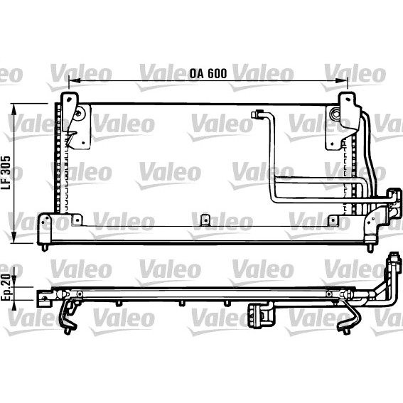 Слика на Ладник за клима VALEO 816902