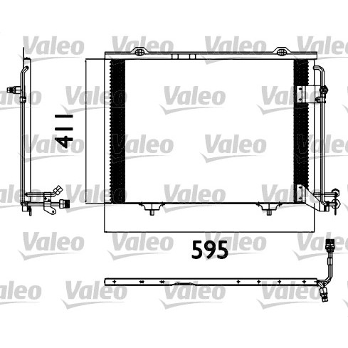 Слика на Ладник за клима VALEO 817562 за Mercedes CLK Convertible (a208) 430 (208.470) - 279 коњи бензин