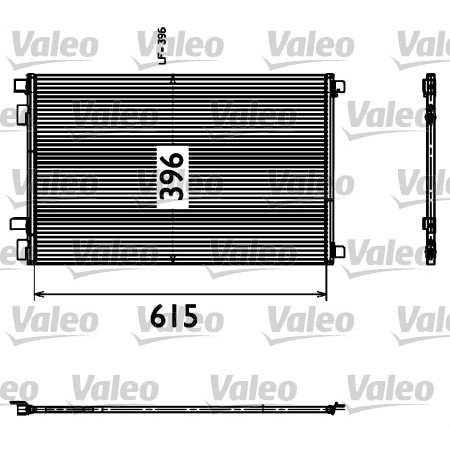 Слика на Ладник за клима VALEO 817608 за Renault Megane 2 Grandtour 2.0 - 135 коњи бензин