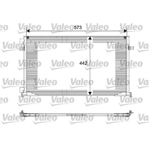 Слика на Ладник за клима VALEO 817644 за Opel Vivaro Combi (J7) 1.9 DTI - 101 коњи дизел