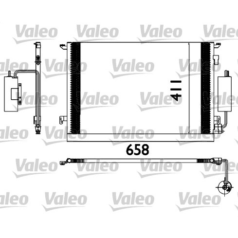 Слика на Ладник за клима VALEO 817648