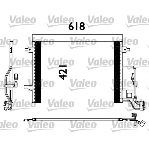 Слика на Ладник за клима VALEO 817679 за VW Passat 5 Sedan (3b3) 2.5 TDI 4motion - 150 коњи дизел