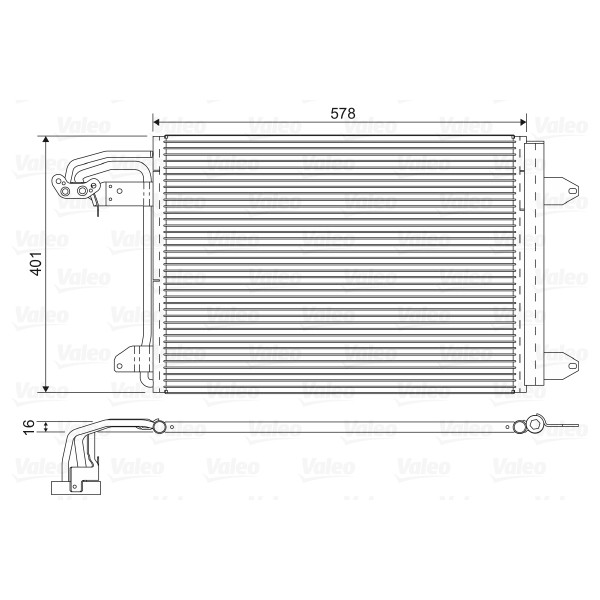 Слика на Ладник за клима VALEO 817777 за Seat Altea (5P1) 1.2 TSI - 105 коњи бензин