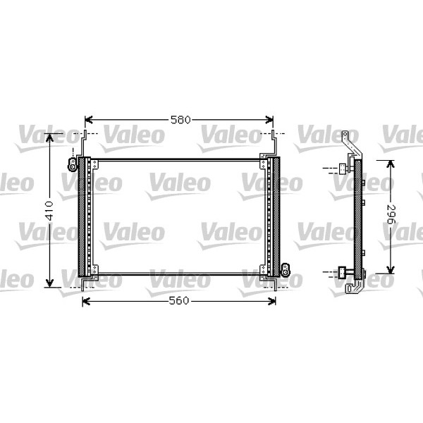 Слика на Ладник за клима VALEO 818007