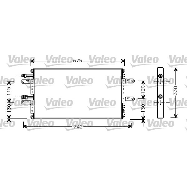 Слика на Ладник за клима VALEO 818030