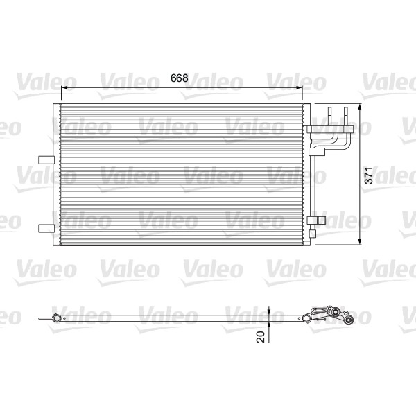 Слика на Ладник за клима VALEO 818046 за Ford Focus 2 Estate (daw) 1.8 - 125 коњи бензин