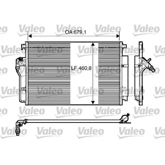 Слика на Ладник за клима VALEO 818173 за Mercedes Sprinter 3-t Platform (906) 218 CDI (906.111, 906.113, 906.211, 906.213) - 184 коњи дизел