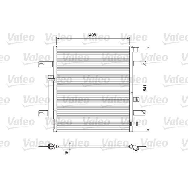 Слика на Ладник за клима VALEO New Part 815061 за камион Mercedes Atego 2 1523, 1523 L, 1524, 1524 L - 231 коњи дизел