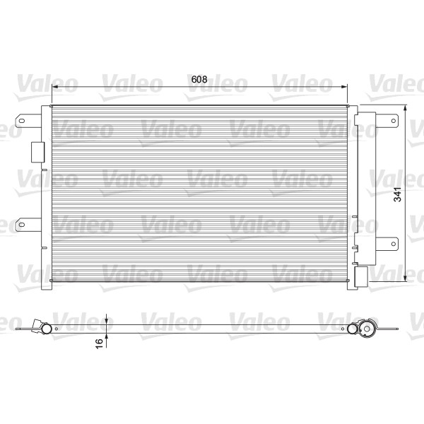 Слика на Ладник за клима VALEO New Part 815089 за камион Iveco Daily Box 2006 50C14 V, 50C14 V/P - 140 коњи дизел