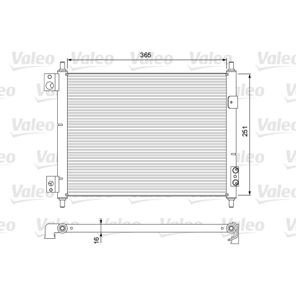 Слика на Ладник за клима VALEO New Part 815092