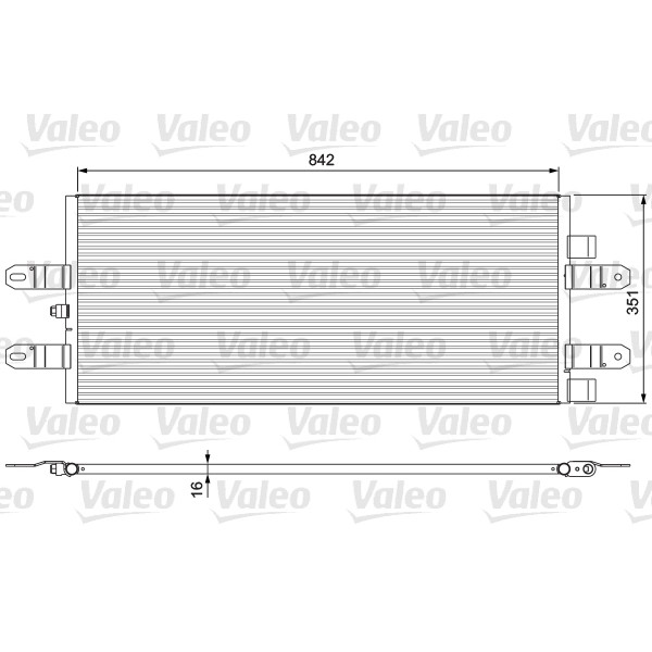 Слика на Ладник за клима VALEO New Part 815093 за камион Scania P,G,R,T Series P 560, R 560 - 560 коњи дизел