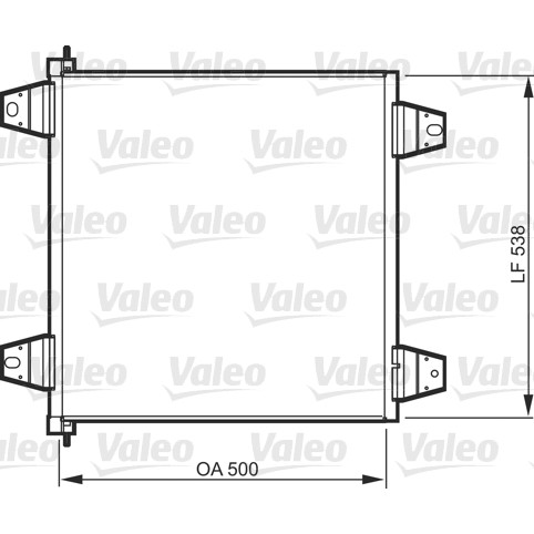 Слика на Ладник за клима VALEO New Part 818986