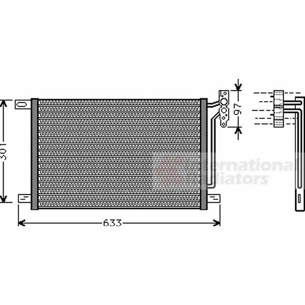 Слика на Ладник за клима VAN WEZEL 06005215 за BMW 3 Touring E46 330 d - 184 коњи дизел