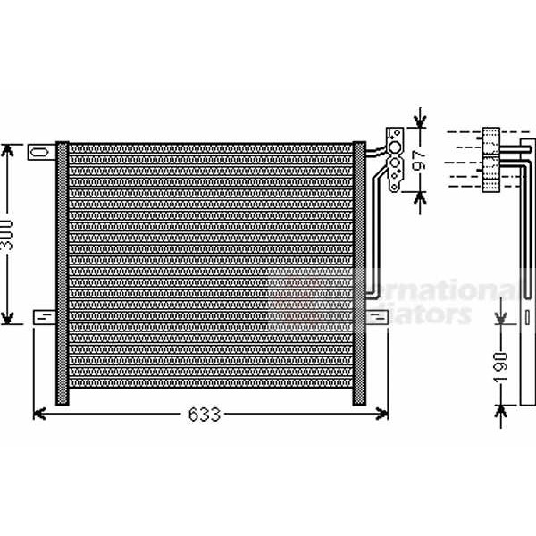 Слика на Ладник за клима VAN WEZEL 06005369 за BMW X3 E83 2.0 i - 150 коњи бензин