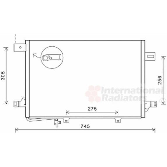 Слика на Ладник за клима VAN WEZEL 30005572 за Mercedes Sprinter 3.5-t Bus (906) 315 CDI 4x4 (906.731, 906.733, 906.735) - 150 коњи дизел