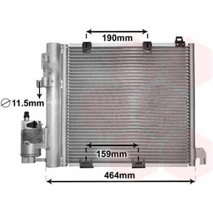 Слика на Ладник за клима VAN WEZEL 37005250