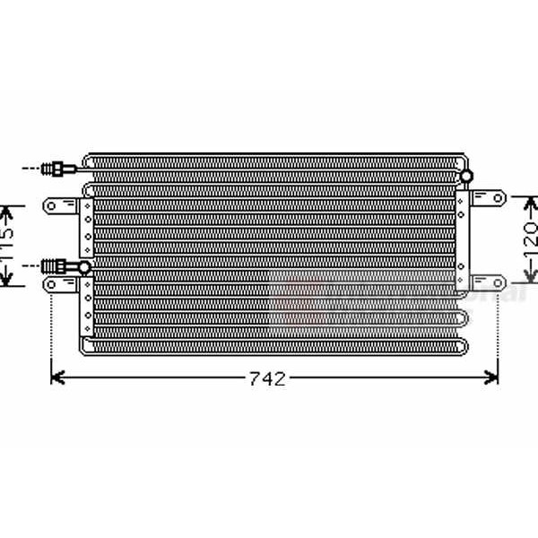 Слика на Ладник за клима VAN WEZEL 43005251