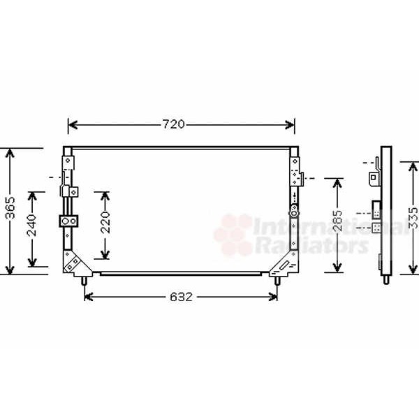 Слика на Ладник за клима VAN WEZEL 53005006 за Toyota Land Cruiser (J8) 4.5 24V (FZJ80_) - 205 коњи бензин