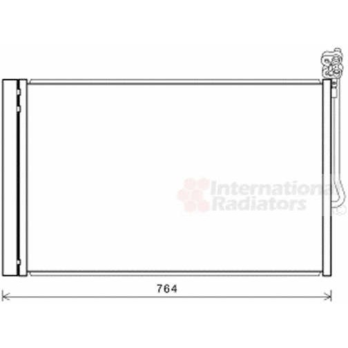 Слика на Ладник за клима VAN WEZEL 58005334 за VW Touareg (7P5) 4.2 V8 FSI - 360 коњи бензин