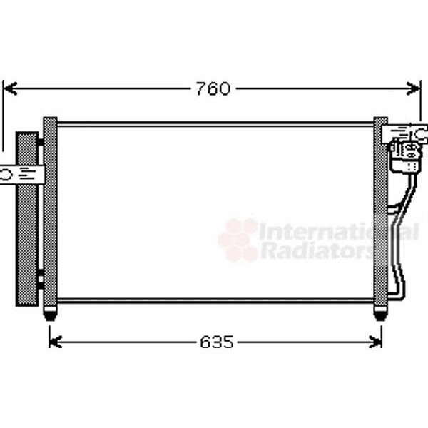 Слика на Ладник за клима VAN WEZEL 82005178