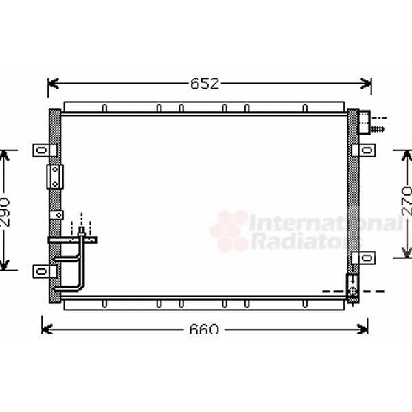 Слика на Ладник за клима VAN WEZEL 83005030 за Kia Sorento (JC) 2.5 CRDi - 140 коњи дизел