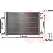 Слика 1 на Ладник за клима VAN WEZEL IR PLUS 37005500