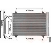 Слика 1 $на Ладник за клима VAN WEZEL IR PLUS 40005209