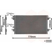 Слика 1 на Ладник за клима VAN WEZEL IR PLUS 43005280