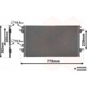 Слика 1 на Ладник за клима VAN WEZEL IR PLUS 43005366