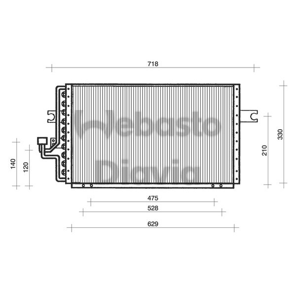 Слика на Ладник за клима WEBASTO 82D0225033A