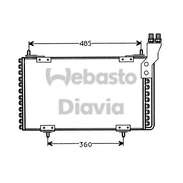 Слика на Ладник за клима WEBASTO 82D0225158A