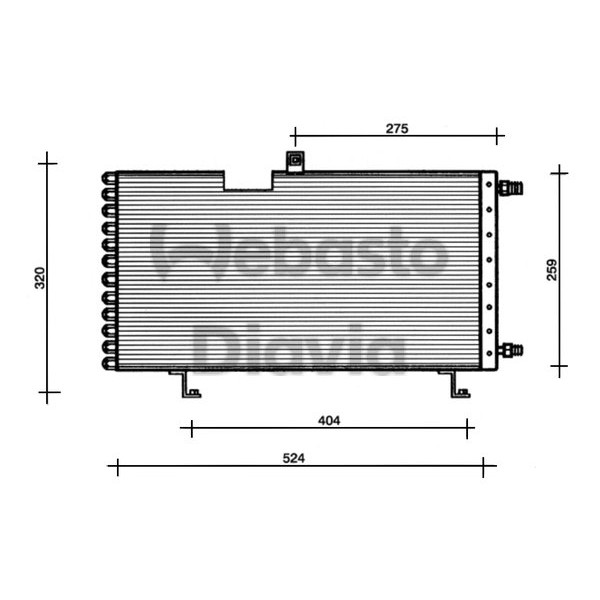 Слика на Ладник за клима WEBASTO 82D0225175A